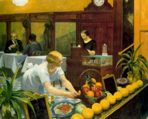 Tables for Ladies -   Edward Hopper Oil Painting