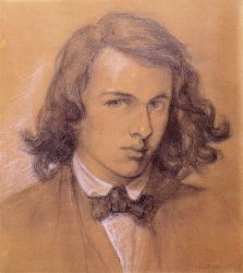 Self-portrait III -  Dante Gabriel Rossetti Oil Painting