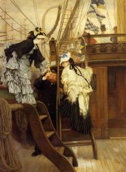 Boarding the Yacht - James Tissot Oil Painting