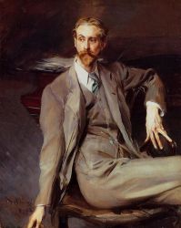 Portrait of the Artist Lawrence Alexander (Peter) Brown - Giovanni Boldini Oil Painting