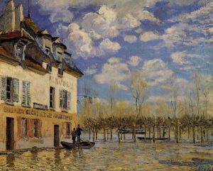 Flood at Port-Marly IV - Oil Painting Reproduction On Canvas