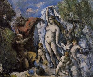 The Temptation of Saint Anthony II - Paul Cezanne oil painting