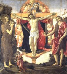 Holy Trinity (Pala della Convertite) - Sandro Botticelli oil painting