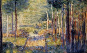 Forest Path, Barbizon - Georges Seurat Oil Painting