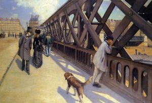 The Pont du Europe -  Gustave Caillebotte oil painting