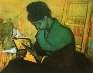 The Novel Reader - Oil Painting Reproduction On Canvas