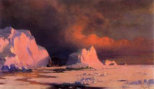 The \'Panther\' in Melville Bay -  William Bradford Oil Painting