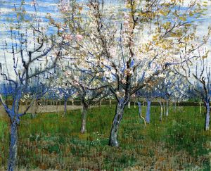 The Pink Orchard - Vincent Van Gogh Oil Painting