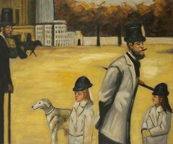 Place de la Concorde - Edgar Degas Oil Painting