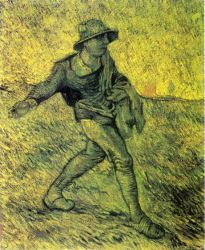 The Sower (after Millet) II - Vincent Van Gogh Oil Painting
