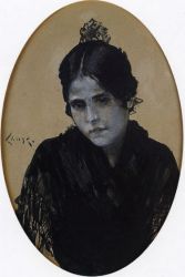 Spanish Girl II - Oil Painting Reproduction On Canvas