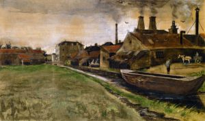 The Mill in the Hague -  Vincent Van Gogh Oil Painting