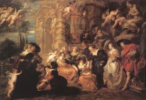 Garden of Love - Peter Paul Rubens oil painting