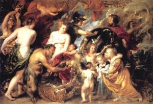 Peace and War - Peter Paul Rubens oil painting