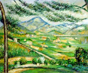 Montagne Sainte-Victoire (Grand Pine) - Paul Cezanne Oil Painting