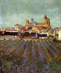 View of Saintes-Maries -  Vincent Van Gogh Oil Painting