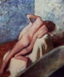 After the Bath 7 -   Edgar Degas Oil Painting