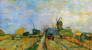 Vegetable Gardens in Montmartre - Vincent Van Gogh Oil Painting