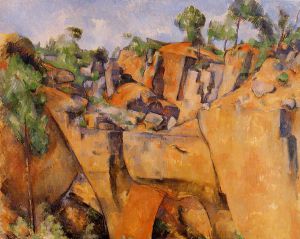 The Bibemus Quarry III - Paul Cezanne Oil Painting
