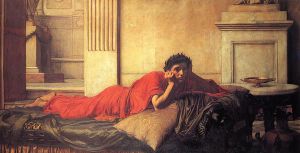 The Remorse of Nero After the Murder of His Mother -  John William Waterhouse Oil Painting