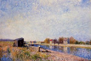 The Loing at Saint-Mammes - Oil Painting Reproduction On Canvas