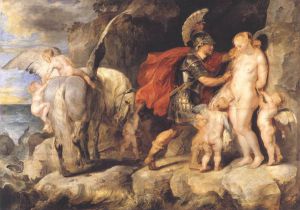 Perseus Freeing Andromeda - Peter Paul Rubens oil painting