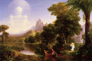 The Voyage of Life: Youth II -   Thomas Cole Oil Painting