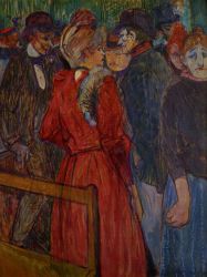 At the Moulin de la Galette -  Henri De Toulouse-Lautrec oil painting