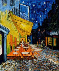 Cafe Terrace at Night III - Vincent Van Gogh oil painting