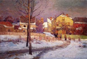 Tinker Place -   Theodore Clement Steele Oil Painting