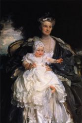 Mrs. Henry Phipps and Her Granson Winston - Oil Painting Reproduction On Canvas