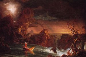 The Voyage of Life: Manhood -   Thomas Cole Oil Painting
