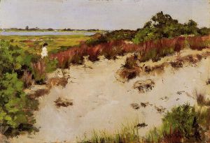 Shinnecock Landscape - William Merritt Chase Oil Painting