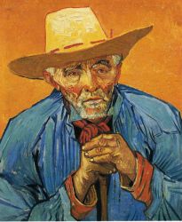 The Peasant, Portrait of Patience Escalier -  Vincent Van Gogh Oil Painting