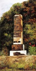 Brick Chimney at the Edge of a Wood, North Carolina -  William Aiken Walker  Oil Painting