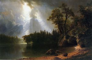 Yosemite -  Albert Bierstadt Oil Painting
