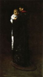 The First Portrait -   William Merritt Chase Oil Painting