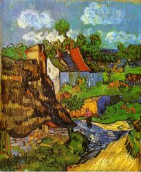 Houses in Auvers V -  Vincent Van Gogh Oil Painting