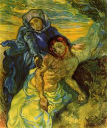 Pieta (after Delacroix) -   Vincent Van Gogh Oil Painting