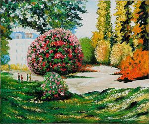 Il Parco Monceau -  Claude Monet Oil Painting