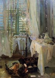 A Hotel Room - John Singer Sargent Oil Painting