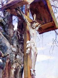 Tyrolese Crucifix - John Singer Sargent oil painting