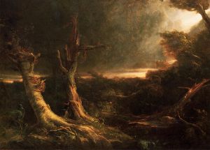 Tornado - Thomas Cole Oil Painting