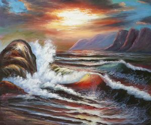 Quiet Storm - Oil Painting Reproduction On Canvas