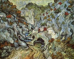 A Path through a Ravine -   Vincent Van Gogh Oil Painting