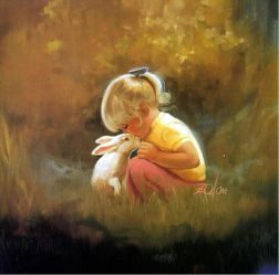 Tender Moment - Donald Zolan Oil Painting
