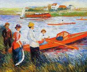 Oarsmen at Chatou II - Oil Painting Reproduction On Canvas