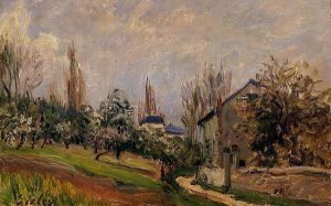 Near Moret -   Alfred Sisley Oil Painting