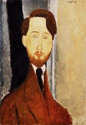 Portrait of Leopold Zborowski III - Amedeo Modigliani Oil Painting
