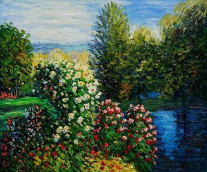 Corner of the Garden at Montgeron II - Oil Painting Reproduction On Canvas